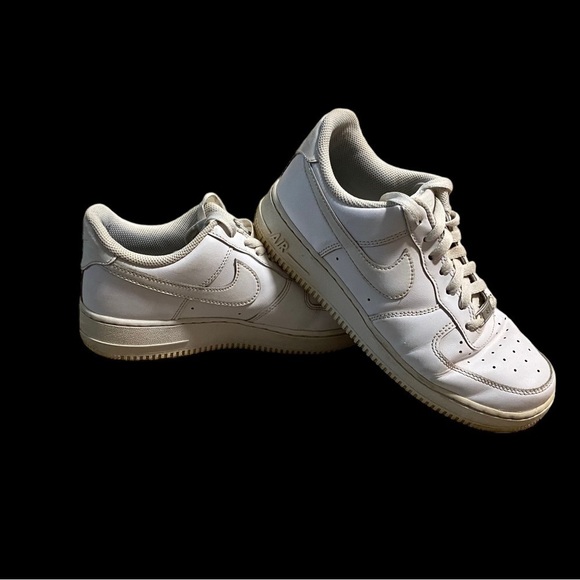 Nike Air Force 1 Low Athletic Shoes Women's Size 8 Triple White 315115-112 - Picture 12 of 13